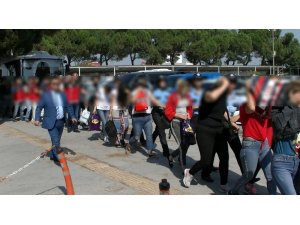 Kız çocuklarını fuhşa zorlayan 8 kişi tutuklandı