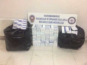 Kahramanmaraş’ta kaçak sigara operasyonu