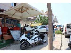 Didim’de trafik kazası 5 yaralı