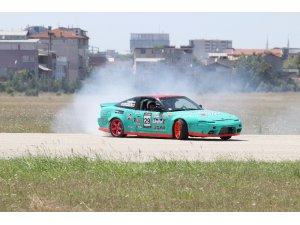 Yeşil Bursa Rallisi’nde lastikler yandı
