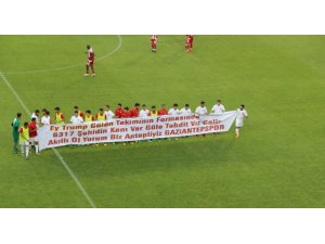 Sivasspor - Gaziantepspor maçında Trump’a tepki