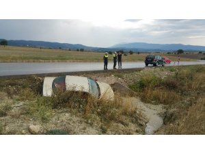Gediz’de trafik kazası: 2 yaralı