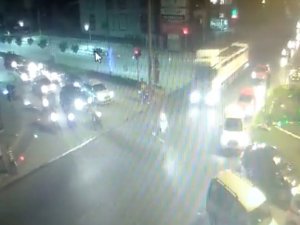 Motosikletli 2 gencin öldüğü kaza mobese kamerasında