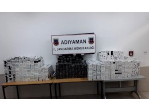 Adıyaman’da kaçak sigara ele geçirildi