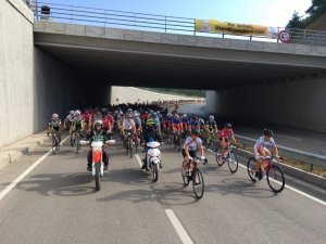 850 bisikletçi Uludağ’a pedal çevirdi