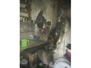 Prizden çıkan dumanlar yangına neden oldu