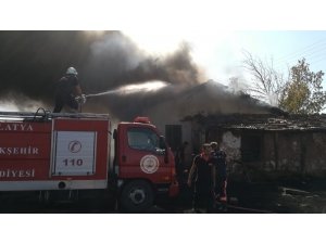 Akçadağ’daki yangın korkuttu