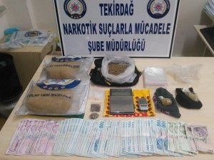 Tekirdağ'da 2 kilo 20 gram esrar ele geçirildi