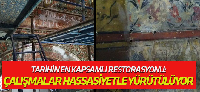Mevlana'da tarihin en kapsamlı restorasyonu: TÜM ÇALIŞMALAR HASSASİYETLE YÜRÜTÜLÜYOR