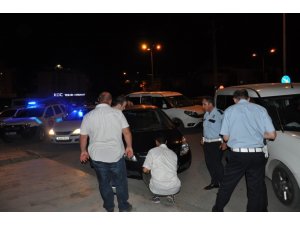 Kaçan otomobil kovalamaca sonucu yakalandı