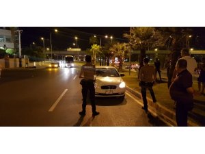 Manavgat’ta otomobilin çarptığı yaya yaralandı