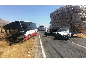Ergani’de trafik kazası: 3 yaralı