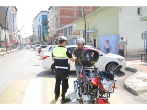 Uşak’ta abartı egzozlu motorlara sıkı denetim