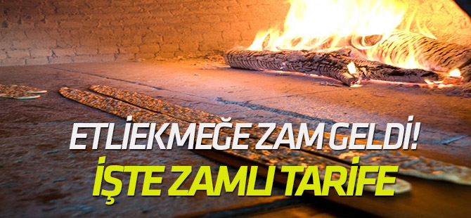 Etliekmeğe zam geldi!