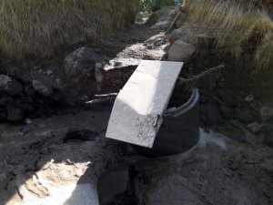 Hekimhan’da sağanak yağış etkili oldu