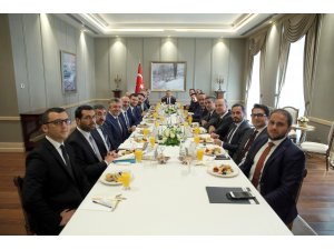 Cumhurbaşkanı Yardımcısı Oktay'ın kabulü