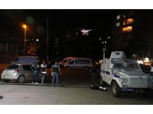 Diyarbakır’da 500 polisle droneli uygulama