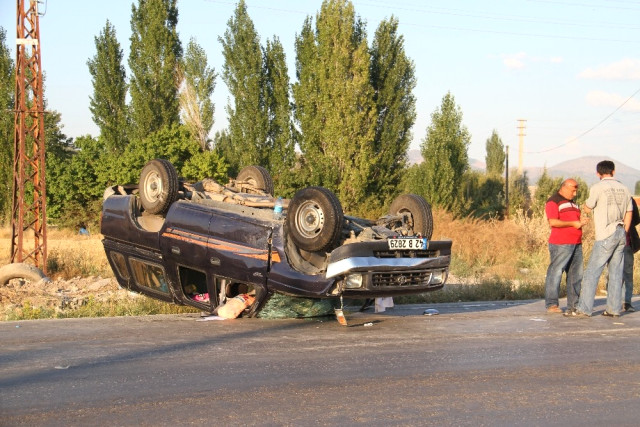Konya'da trafik kazası: 4 yaralı