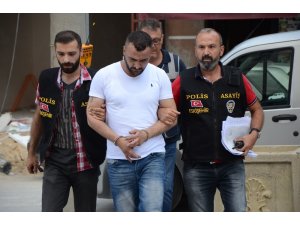 Gasp olaylarının şüphelisi çatıda yakalandı