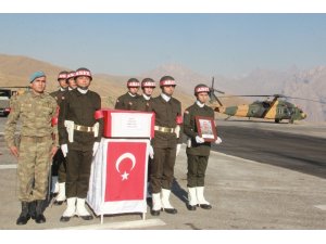 Hakkari şehidi memleketine uğurlandı
