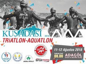 Kuşadası Triatlonu ve Aquatlonu 11 Ağusto’ta başlıyor