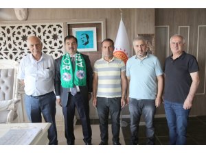 Ahlat Spordan Başkan Çoban’a teşekkür ziyareti