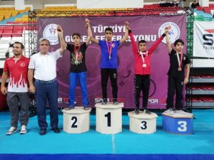 Akyazılı güreşciler göz doldyrdu