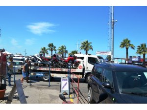 Ayvalık’ta tescilsiz ve kurallara aykırı motosikletler af yok