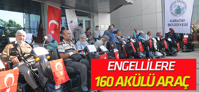 Engellilere  160 Akülü Araç