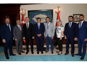 İTSO heyeti, Vali Küçük’e İnegöl ekonomisini anlattı