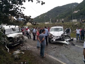Giresun’da trafik kazası: 1 ölü, 3 yaralı
