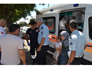 Otomobil kamyonete çarptı: 1 yaralı