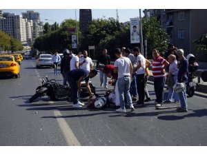 Şişli’de yunus polisi kaza yaptı: 2 yaralı