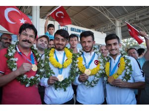 İşitme engelli şampiyonlar Antalya'da