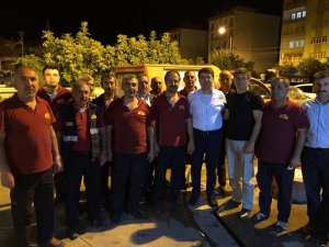 Milletvekili Tutdere itfaiye ekiplerini yalnız bırakmadı