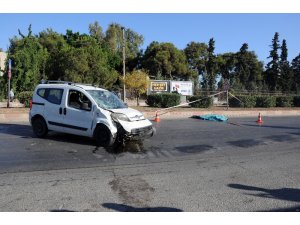 Mersin’de ölümlü kaza kamerada