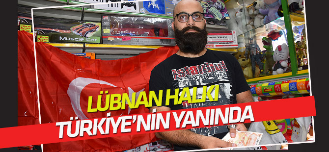 Lübnan'da Türk lirasına destek kampanyası