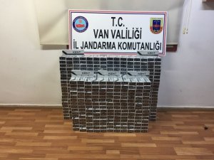 Jandarma 4 bin 700 paket kaçak sigara ele geçirdi
