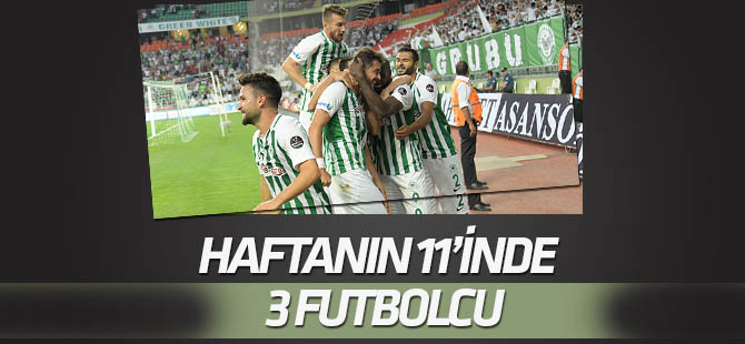 Haftanın 11'inde 3 Konyasporlu futbolcu