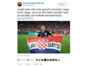 Mario Mandzukic, Milli Takımı bıraktı