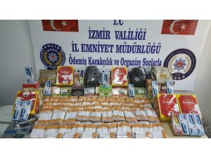 İzmir’de kaçak tütün operasyonu