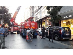 Nişantaşı’nda korkutan yangın