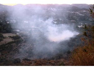 Bodrum’da korkutan yangın