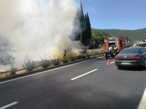 Sürücü canını zor kurtardı