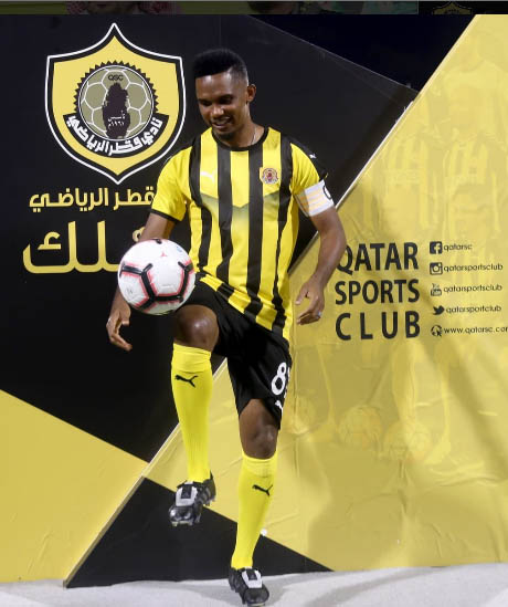Eto'o,  Katar Spor Kulübüne imzayı attı