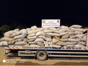Hakkari’de kaçakçılık operasyonu