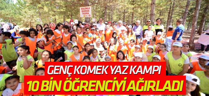 Genç Komek Yaz Kampı 10 Bin Öğrenciyi Ağırladı