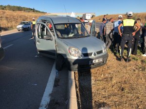 Kırıkkale'de zincirleme trafik kazası: 4 yaralı