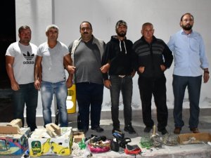 Kaçak Şahin avcılayan 4 kişi yakalandı