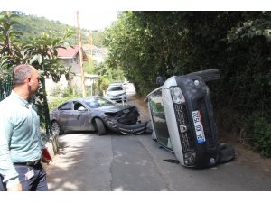 Sarıyer’de yaşanan kaza mahalle sakinlerinin yüreğini ağzına getirdi